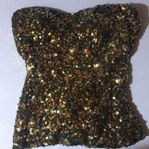 Wet Seal Green Tube Top